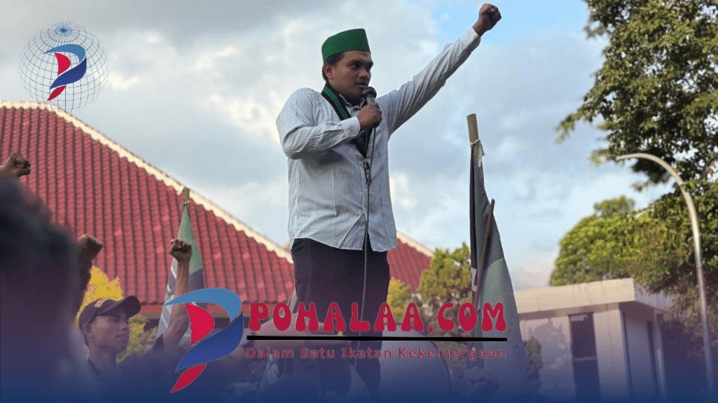 HMI Cabang Bogor menggelar aksi penyampaian aspirasi di Kantor DPRD Kabupaten Bogor dan Kantor Bupati Bogor