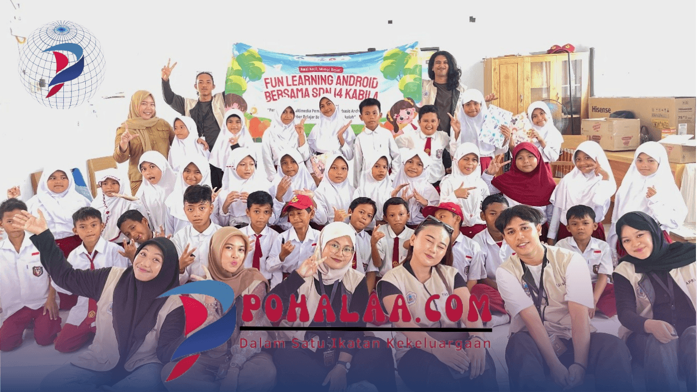 Inovasi Pendidikan di Era Digital : Mahasiswa KKN Tematik 1 UNG Perkenalkan Multimedia Berbasis Android di SDN 14 Kabila
