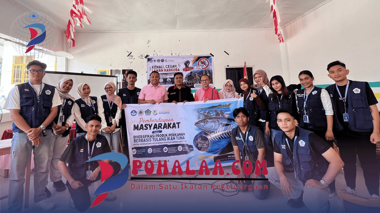 KKN Tahap II UNG hadirkan inovasi pemanfaatan tulang ikan tuna di Desa Hungayonaa