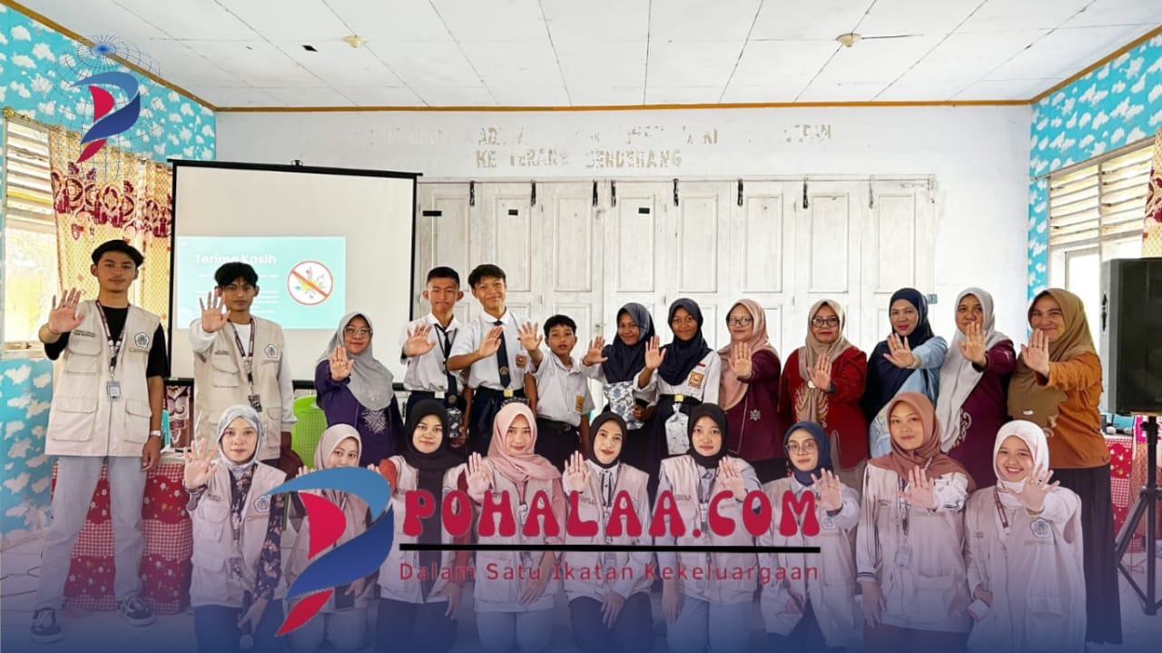 Mahasiswa KKN Tematik II UNG Desa Bongo Nol Edukasi Siswa SMP Negeri 3 Paguyaman tentang Kesadaran Hukum dan Pencegahan Narkotika