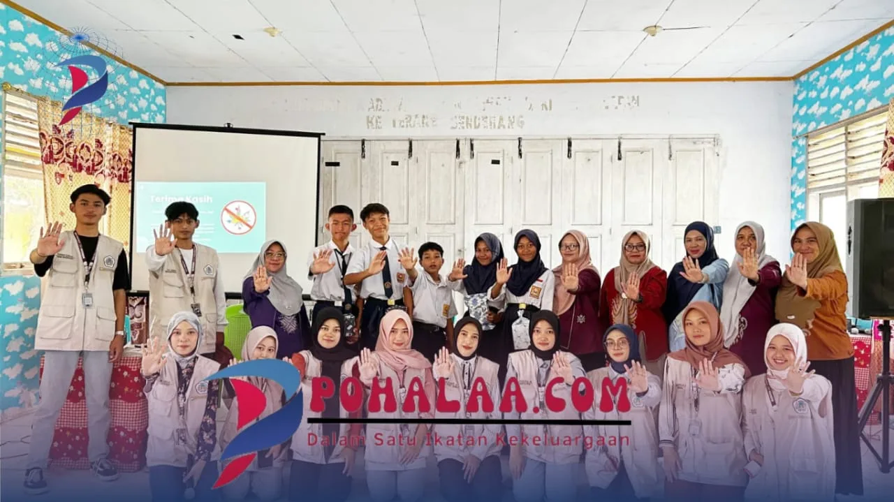 Mahasiswa KKN Tematik II UNG Desa Bongo Nol Edukasi Siswa SMP Negeri 3 Paguyaman tentang Kesadaran Hukum dan Pencegahan Narkotika